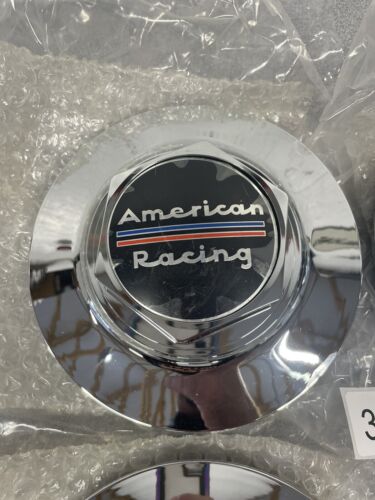 4 New American Racing Wheels Snap In Chrome Center Cap GMC60-02 Wheel Caps - Picture 3 of 14