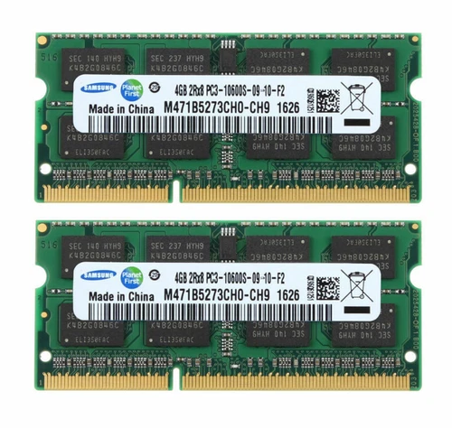 Samsung 4GB 2RX8 DDR3 1333MHz PC3-10600S 204PIN SODIMM Laptop RAM Memory Lot - Picture 9 of 15