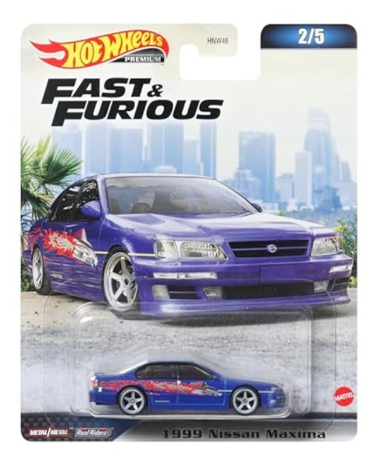 2023 Hot Wheels Premium Fast & Furious Vince's 1999 Nissan Maxima