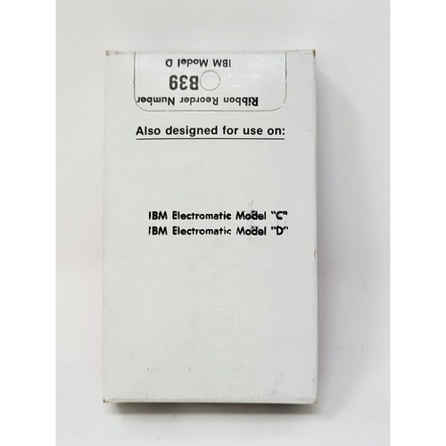 Cinta eléctrica Burroughs NU-KOTE B39 IBM modelo D 19-3217 9/16” x 12 yardas - Imagen 2 de 4