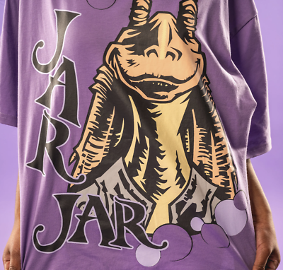 Cupcake Star Wars Jar Jar Binks Graphic T-Shirt Phantom Menace