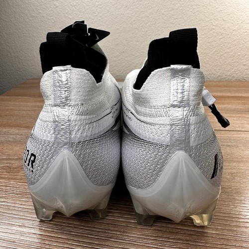 Scarpe da calcio Nike Vapor Edge 360 Elite Flyknit bianche nere da uomo taglia 13,5 LEGGI! - Foto 7 di 21