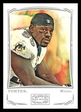 2009 Topps Mayo #127 Joey Porter SILVER Miami Dolphins