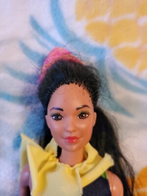 1986 Vintage Mattel Asian Barbie Fashion Doll Hong Kong Brown Eyes