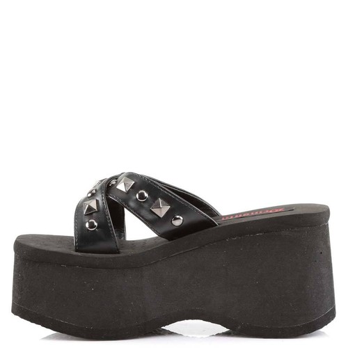 Demonia Funn-29 Studded Platform Sandles • Ships in 2-4 Weeks • Gothic - Picture 3 of 4