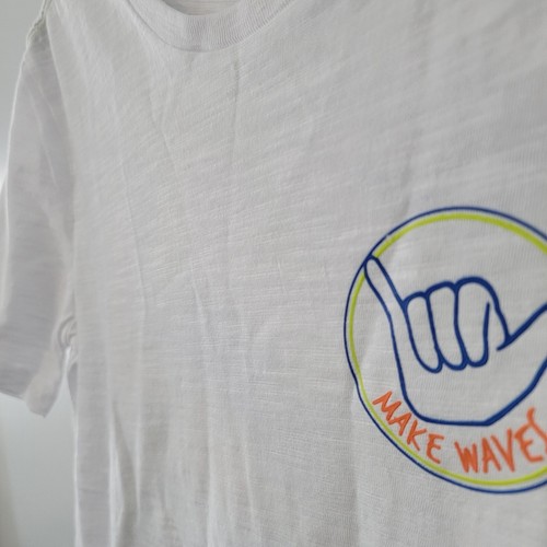 Tommy Bahama T-Shirt Boys XL(14) White Short Sleeve Crew Neck Active Maui - Picture 7 of 13