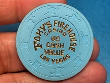 $-FOXY’S FIREHOUSE—LAS VEGAS NEVADA CASINO NCV CHIP——EXCELLENT CONDITION—-Z-2592