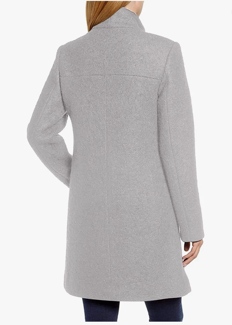 Kenneth cole pressed boucle hotsell coat