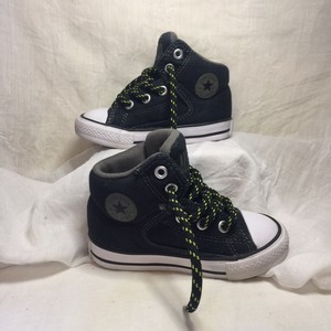 converse black green