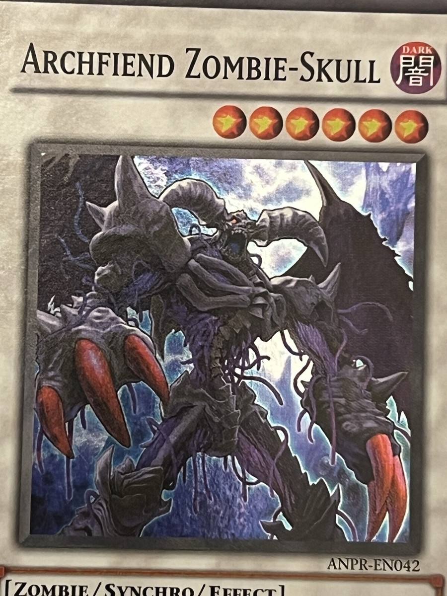 Yugioh Archfiend Zombie - Skull ANPR-EN042 Unlimited Super Rare LP