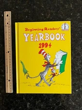 Beginning Readers Yearbook 1994 Dr. Seuss large oversize hardcover book