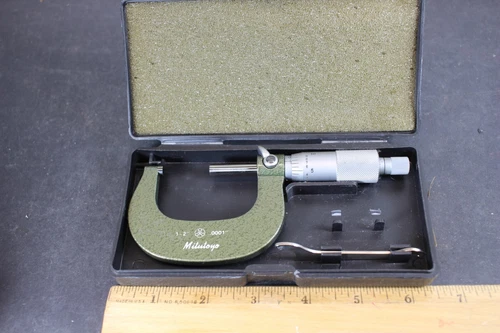 Mitutoyo 1-2 in. Outside Micrometer .0001" Resolution