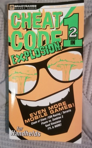 BRADYGAMES CHEAT CODE EXPLOSION 1 & 2 for Handhelds & for Consoles Book ...