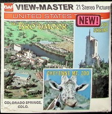Broadmoor Will Rogers Cheyenne Zoo Colorado 3d View-Master 3 Reel Packet SEALED