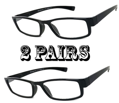 Gafas de lectura con marco rectangular retro para hombres y mujeres lentes completas lentes transparentes ampliadas - Imagen 15 de 16