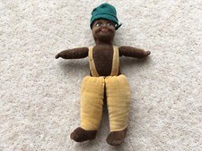 SELTENE VINTAGE NORAH WELLINGS DUNKELHÄUTIGE KLEINE JUNGE KINDER PUPPE UM 1930
