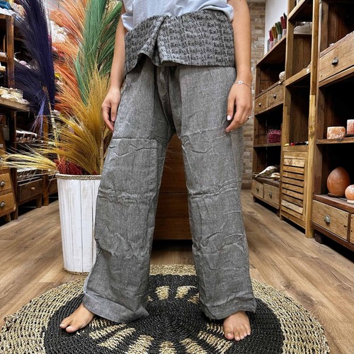 Yoga und Festival Hose Pants 100% Baumwolle bequem Harem Aladin Fischer - Bild 9 von 11