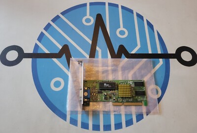 Vintage TNT2 Vanta LT 16MB SDR AGP 4X VGA Full Profile Graphics Video Card