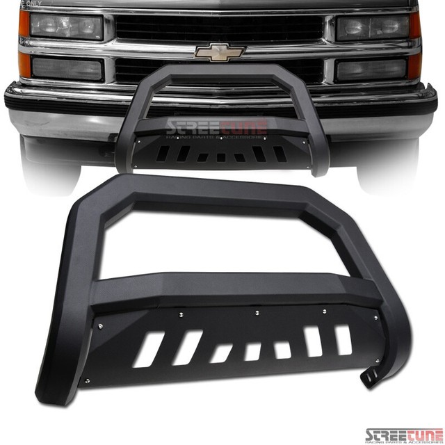 For 8893 Chevy GMC C10 C/K Truck/SUV Matte Black AVT Bull Bar Grille