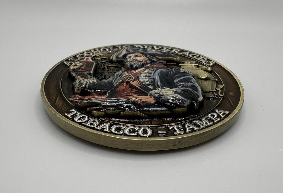 Challenge Coin “Florida Alcoholic Beverages & Tobacco ABT Tampa” 2.25