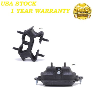 2 PCS FRONT RIGHT MOTOR & TRANS MOUNT FIT 2006 BUICK RENDEZVOUS 4WD 3.5L & 3.6L