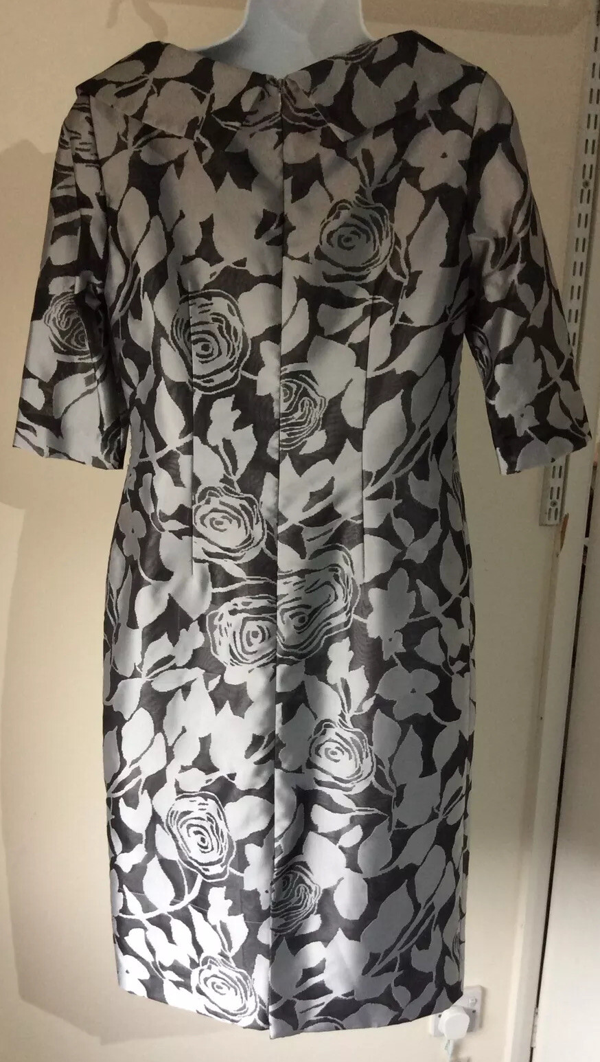 Ladies Zeila Donna Silver/Black Dress Size 12 BNWT RRP £345 eBay