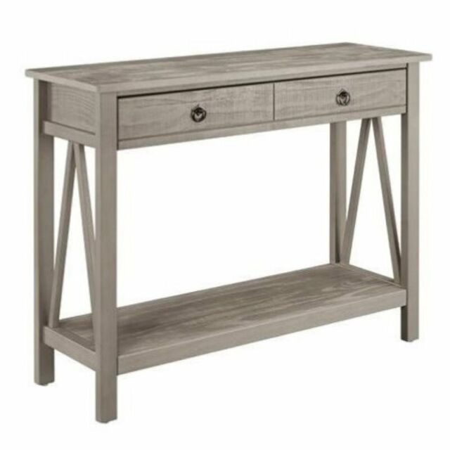 Bowery Hill Console Table In Rustic, 36 Height Console Table
