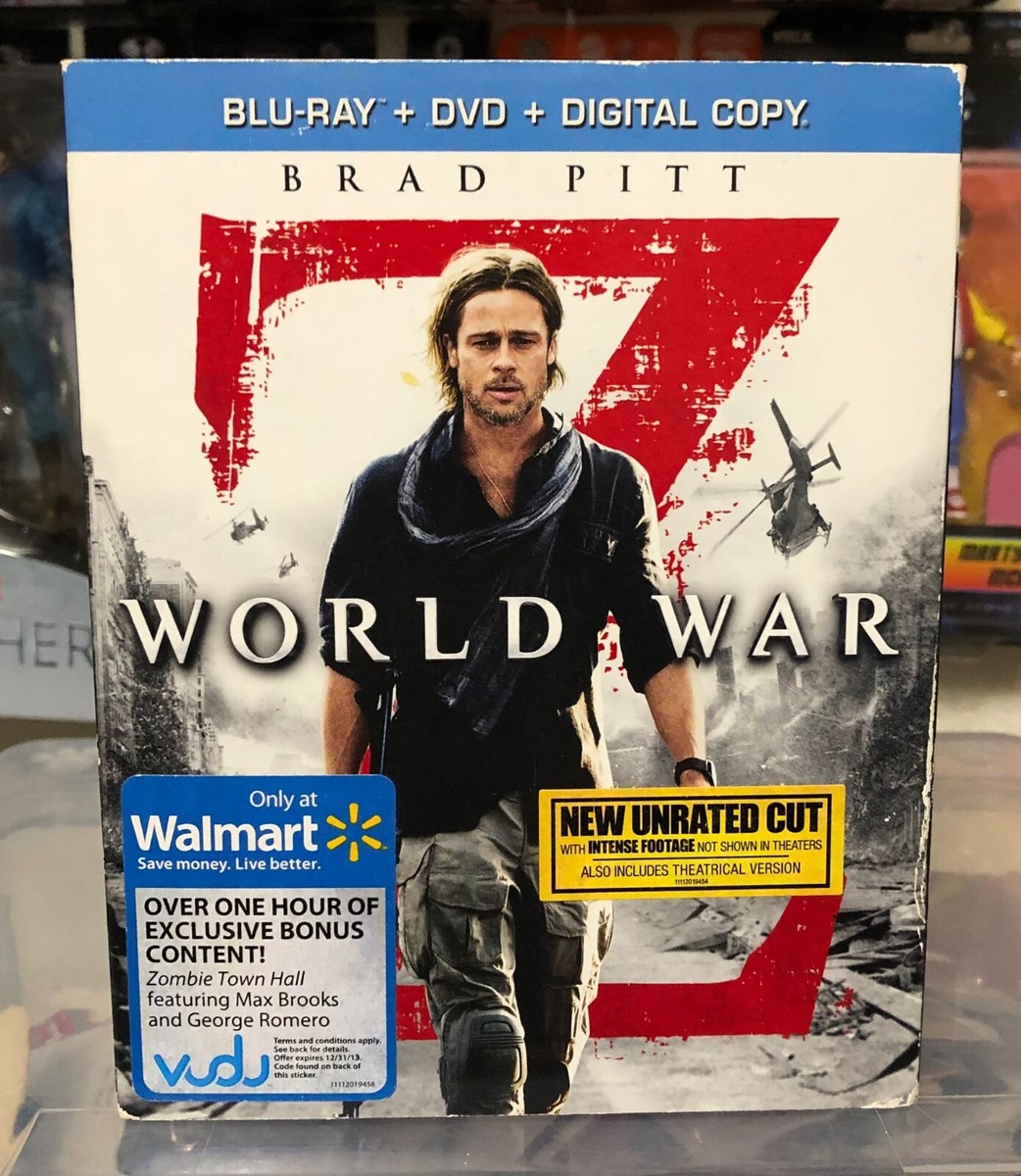 World War Z (Blu-ray + DVD + Digital Copy Ultraviolet, 2013) | eBay