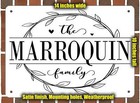 Marroquin Family Decorative Metal Door or Wall Plaque (Style 1)