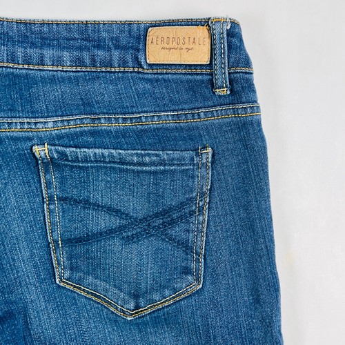 Aeropostale Jegging Womens Jeans 8 Reg Blue Stretch Medium Wash - Picture 7 of 11