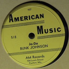 Bunk Johnson - Ja-Da / Poor Butterfly (Shellac, 10") (Near Mint (NM or M-)) - 32