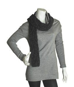 balenciaga scarf grey