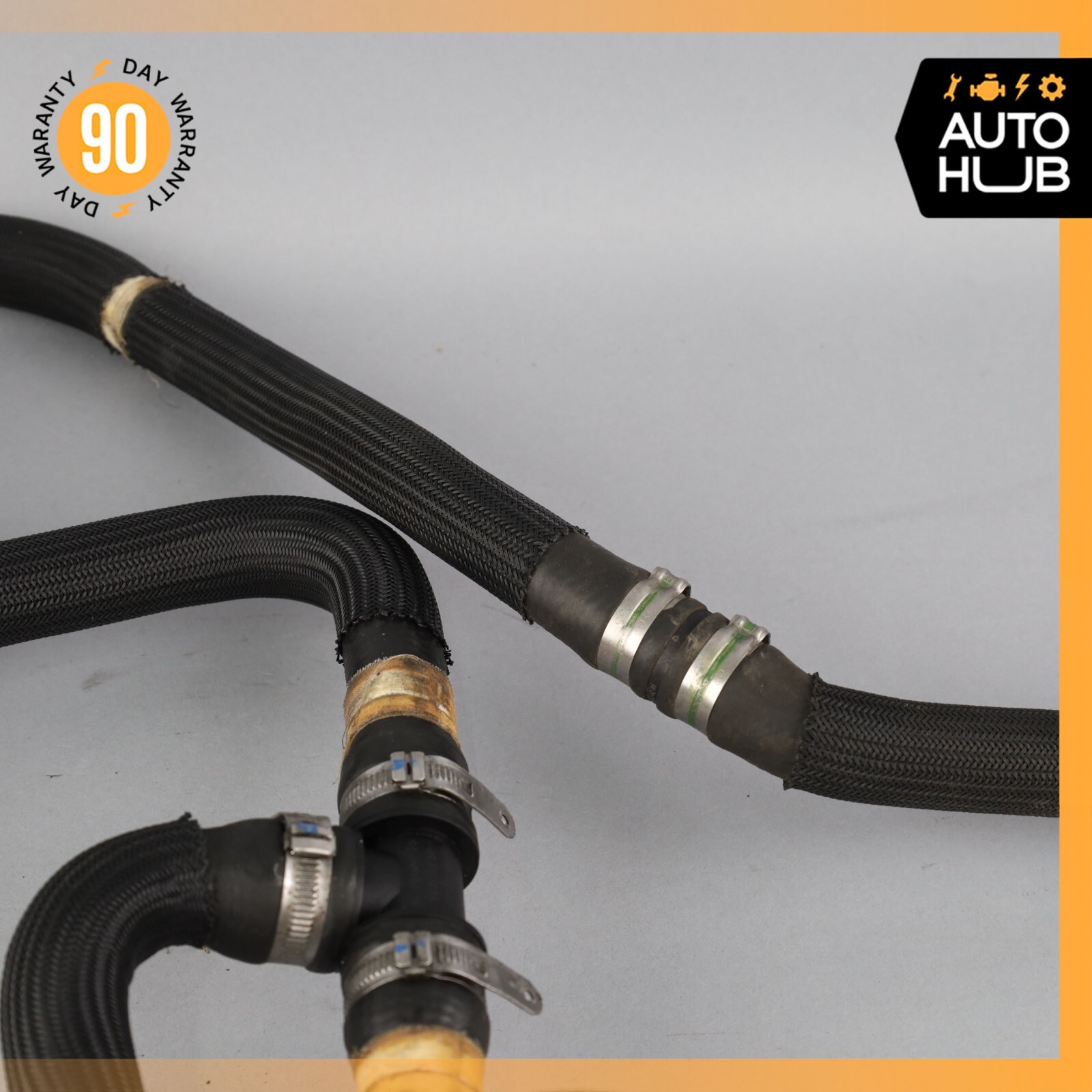 17-22 Maserati Levante M161 3.0L Engine Radiator Coolant Hose Pipe Set OEM 73k