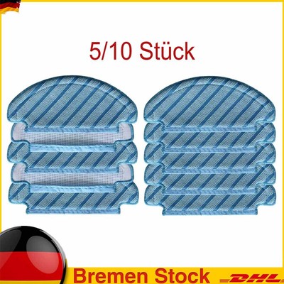 10 Ersatz Wischtücher Für ECOVACS DEEBOT OZMO T8 T9 T8 Aivi Max Power N8+ N8 Pro
