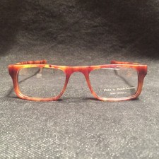 VTG New NOS POLO 26 Tortoise Brown Straight Temple RALPH LAUREN GLASSES Frame 50