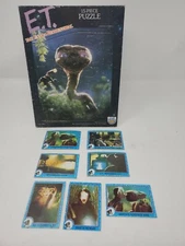 VTG LOT~ET The Extra-Terrestrial 15 Piece Tray Puzzle Craft Master & 7 CARDS