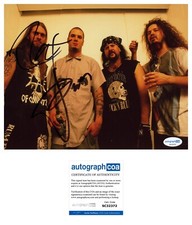 Phil Anselmo & Rex Brown ‘Pantera’ Signed Autograph 8x10 Photo ACOA