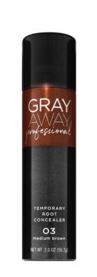 Everpro Gray Away Professional Temporary Root Concealer, Medium Brown 03, 2 oz