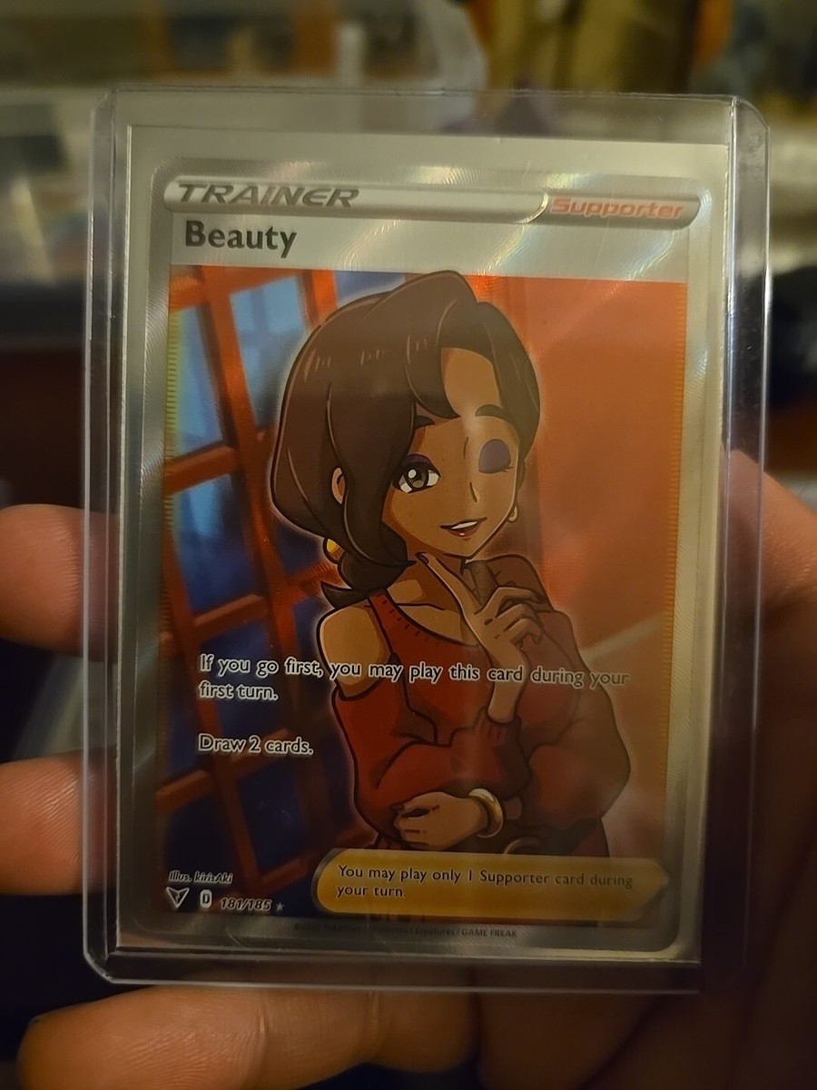 beauty trainer pokemon card 181/185 Full Art Ultra Rare  Vivid Voltage  Near Mint  CardNest Draw 2 cards Beauty #181 Prices | Pokemon