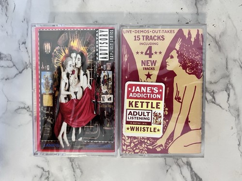 Pair Of JANES ADDICTION Cassette Tapes Ritual De Lo Habitual & KETTLE WHISTLE