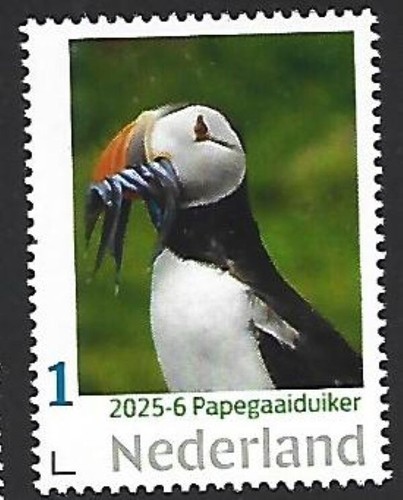 Netherlands 2025-6 Puffin mnh u