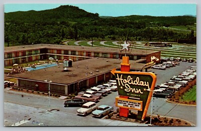 Oak Ridge Post Card Holiday Inn Oak Ridge Tennessee TN Postcard c1950 D5 | eBay
