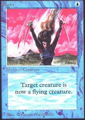 Flight ~ Lightly Played Unlimited MTG Magic UltimateMTG Blue Card