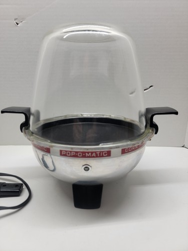 Vintage Automatic Pop-O-Matic Corn Popper Robeson Cutlery Model #654T Used