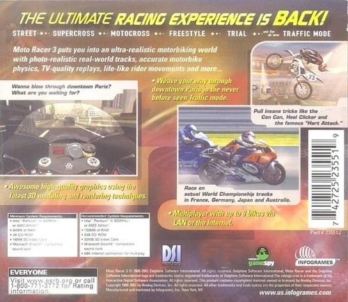 Moto Racer 3: Gold Edition PC Game 2006 Windows 10 11 - Picture 2 of 2