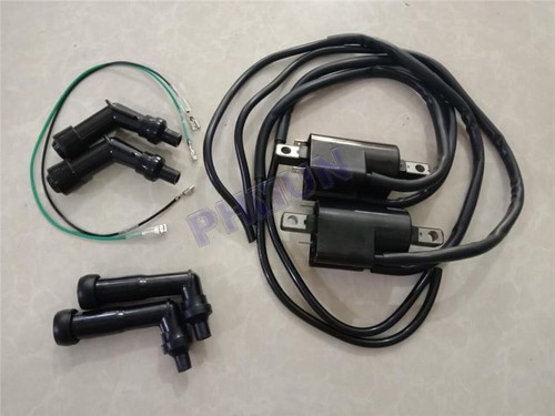 Ignition Coils & Spark Plug Cap Set For Honda CB350F CB400F CB500K CB550F CB550K - Picture 4 of 8