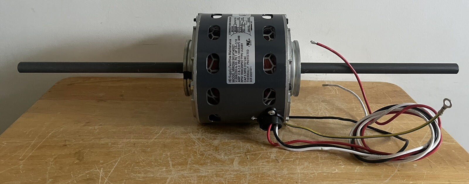 HD Supply Replacement Dual-Shafts Blower Motor MW258 SKU # 140927 