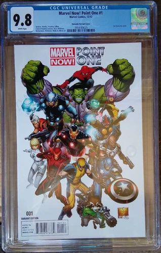 cgc 9.8 Marvel Now ! Point One #1 Joe Quesada Cover