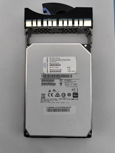 Lenovo/IBM 01DE345 01EJ739 01EJ583 8TB 7.2K 3.5" SAS 12G V3700 V2 Hard Drive - Bild 1 von 4