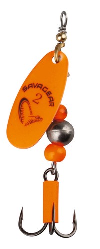 Savage Gear Caviar Spinner Anti Drall Flou Gelb o. Orange Körper Weitwurfspinner - Bild 5 von 11